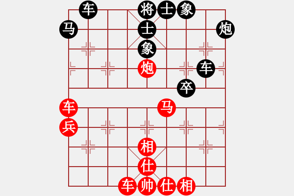 象棋棋譜圖片：炮轟馬嘶(6段)-和-雷霆錘(7段) - 步數(shù)：62 