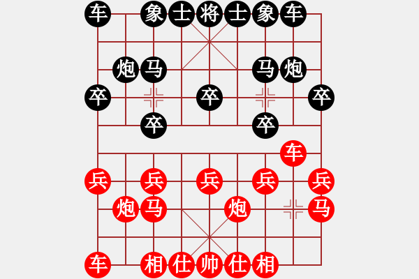 象棋棋譜圖片：寶寶怕輸先和再來分享.pgn - 步數(shù)：10 