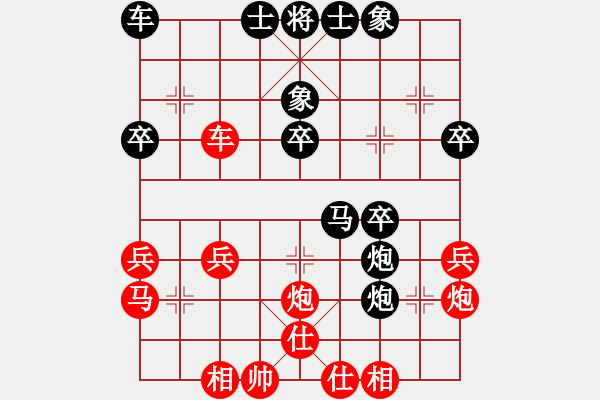 象棋棋譜圖片：超級軟件(2段)-負(fù)-酷霸棋俠(3段) - 步數(shù)：30 