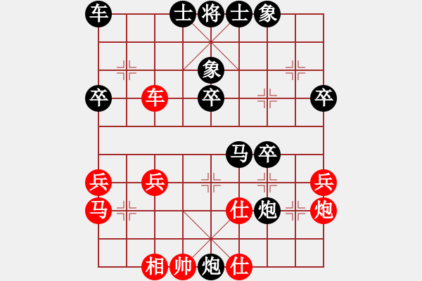 象棋棋譜圖片：超級軟件(2段)-負(fù)-酷霸棋俠(3段) - 步數(shù)：34 