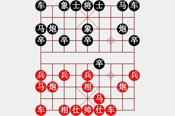 象棋棋譜圖片：醉臥沙場眠(9段)-和-吳越重劍(月將) - 步數(shù)：10 