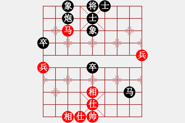 象棋棋譜圖片：大三撥(9級(jí))-負(fù)-象棋主考官(1段) - 步數(shù)：80 