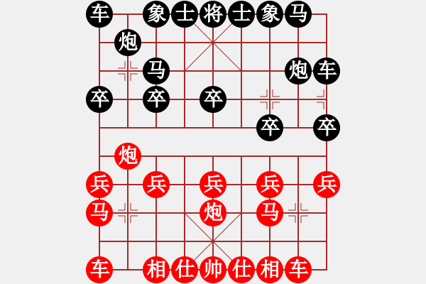 象棋棋譜圖片：莊玉明 先勝 孫柏年 - 步數(shù)：10 