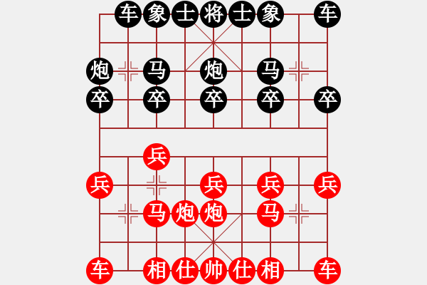 象棋棋譜圖片：大師群樺VS阿童木小蟲棋路(2014 11 29) - 步數(shù)：10 