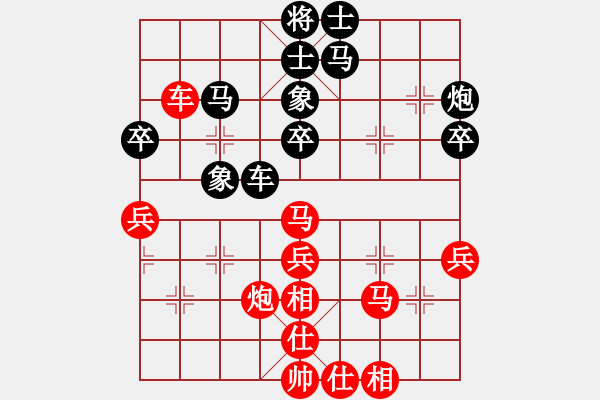 象棋棋譜圖片：陳彥妮(日帥)-勝-中象道場更(人王)（布局） - 步數(shù)：40 