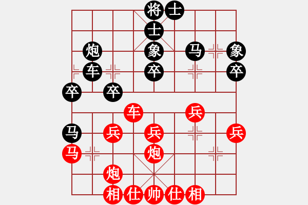 象棋棋譜圖片：孫思祺(5段)-勝-找星星(4段) - 步數(shù)：30 