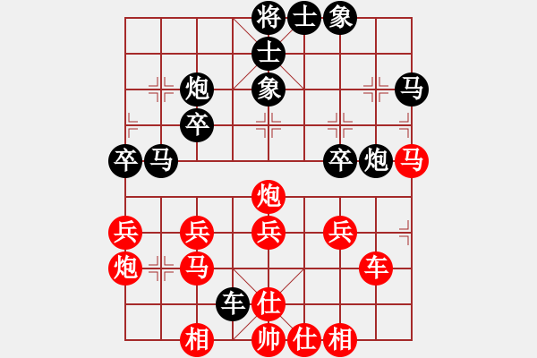 象棋棋譜圖片：弈林至尊(2段)-負(fù)-szzrz(1段) - 步數(shù)：30 