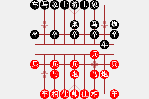 象棋棋譜圖片：林弈仙[紅] -VS- 悟 空 戒 色[黑] - 步數(shù)：10 