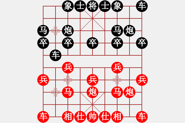 象棋棋譜圖片：通殺 - 步數(shù)：10 