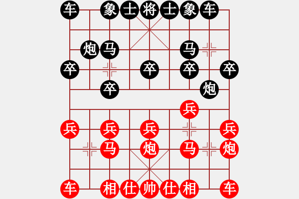 象棋棋譜圖片：姐硬如磚[業(yè)8-1]先勝孫義[業(yè)8-3] - 步數(shù)：10 