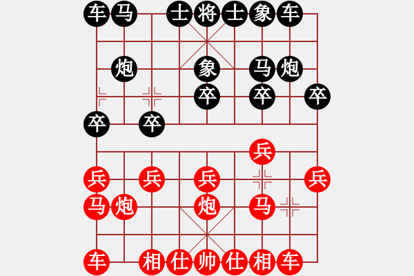 象棋棋譜圖片：終有一天我會(huì)成為我[596215230] -VS- FFG[934310234] - 步數(shù)：10 