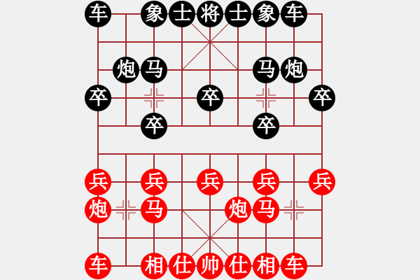 象棋棋谱图片：苗利明 先和 曹岩磊 - 步数：10 