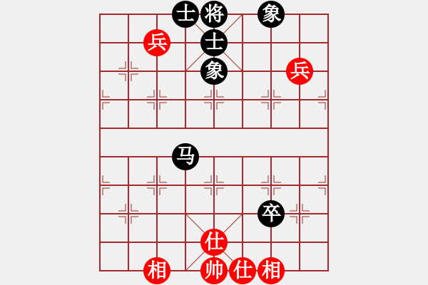 象棋棋谱图片：小竹儿(无上)-和-春江花月夜(5r) - 步数：130 