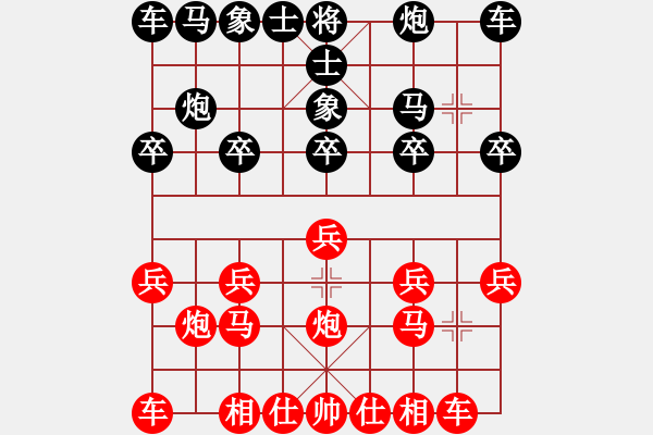 象棋棋譜圖片：老鄧六負(fù)小肥羊騰迅 QQ 象棋對(duì)局 - 步數(shù)：10 