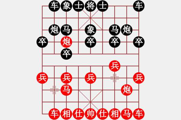 象棋棋谱图片：吉林 陶汉明 和 上海 孙勇征 - 步数：10 