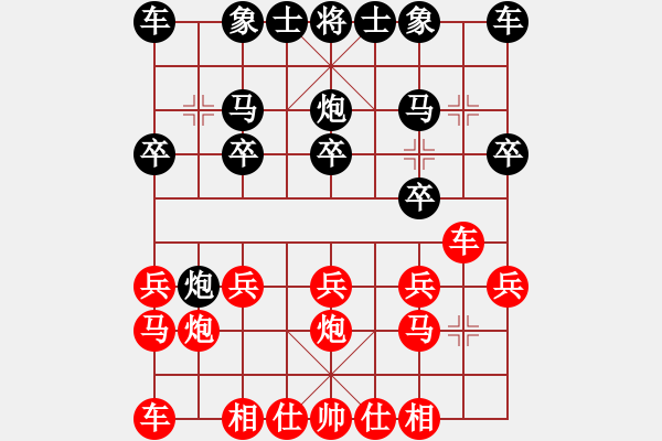 象棋棋譜圖片：景德鎮(zhèn) 劉飚 勝 景德鎮(zhèn) 沈華國 - 步數(shù)：10 