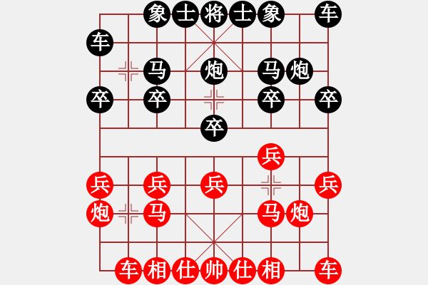 象棋棋譜圖片：神域震天道(5r)-勝-別再說(5r) - 步數(shù)：10 