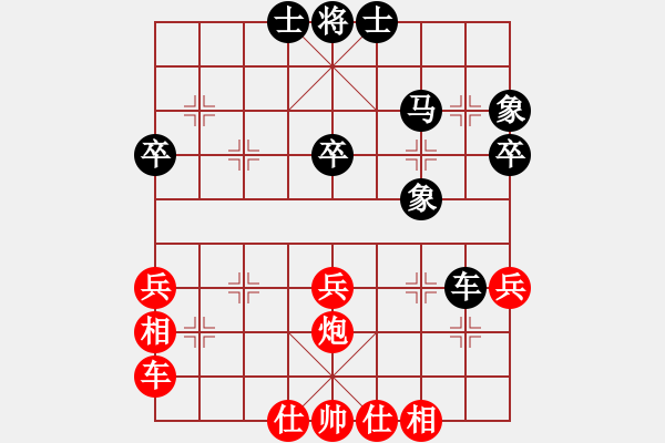 象棋棋譜圖片：2017高雄市長盃劉國華先勝葛振衣 - 步數：40 