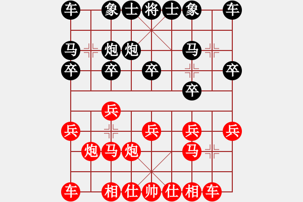 象棋棋譜圖片：洪智胡明 先和 趙鑫鑫伍霞 - 步數(shù)：10 