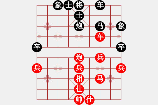 象棋棋譜圖片：棋逢皆弈友(2段)-勝-停車(chē)待渡(3段) - 步數(shù)：40 