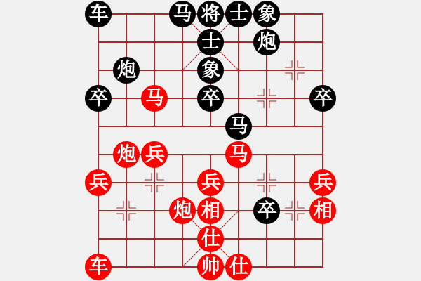 象棋棋譜圖片：飛棋將軍(8弦)-負-手談君子(6弦) - 步數(shù)：40 