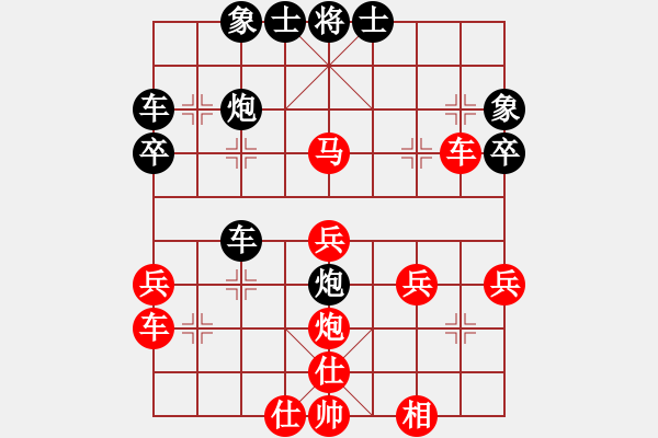 象棋棋譜圖片：2013大師網(wǎng)網(wǎng)名爭(zhēng)霸賽第1輪：特大棋隊(duì)2號(hào) 先和 沙場(chǎng)秋來(lái)點(diǎn)雄兵 - 步數(shù)：40 