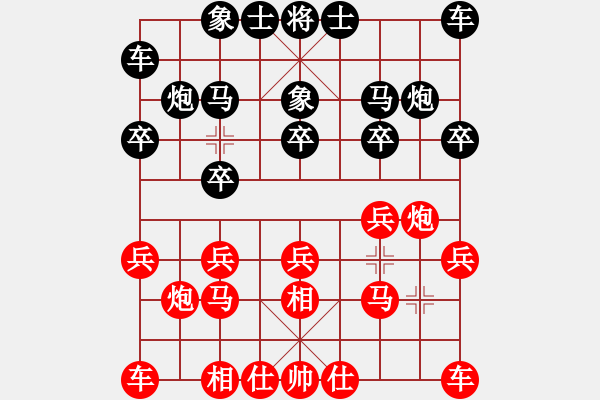 象棋棋譜圖片：2015.1.2.1賈啟好先對(duì)杜寶林.pgn - 步數(shù)：10 