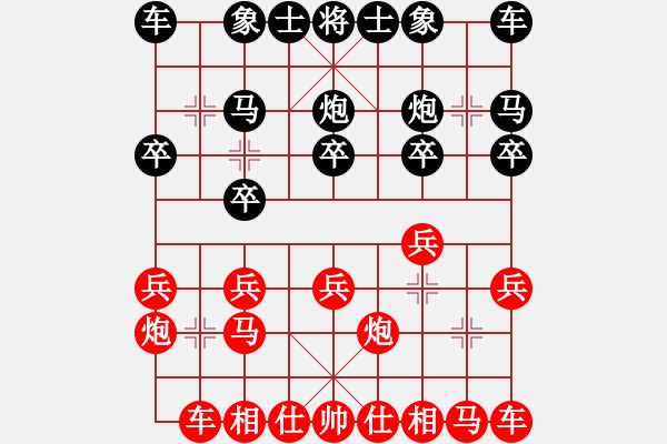 象棋棋譜圖片：賽文貓(9段)-和-妙持先手(日帥) - 步數(shù)：10 