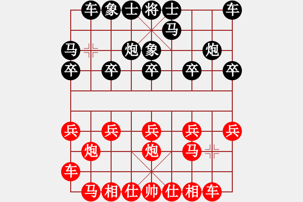 象棋棋谱图片：1峡风[2428156545] -VS- yk.zhang[277193335] - 步数：10 