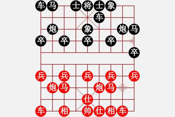 象棋棋谱图片：吕建陆 先和 冯明光 - 步数：10 