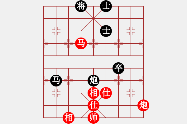 象棋棋谱图片：吉林 王廓 和 天津 孟辰 - 步数：110 