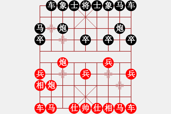 象棋棋譜圖片：湖北 左文靜 和 云南 趙冠芳 - 步數(shù)：10 