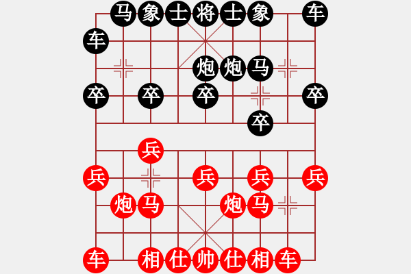 象棋棋譜圖片：姚力波(1星)-勝-靈山棋仙(地煞) - 步數(shù)：10 