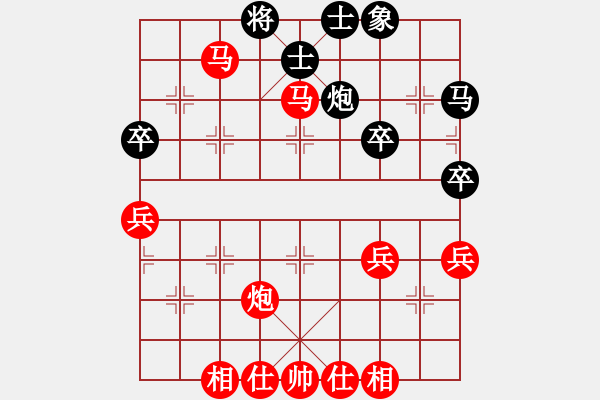 象棋棋譜圖片：橫才俊儒[292832991] -VS- 老虎[932589803] - 步數(shù)：50 