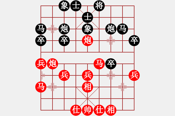 象棋棋譜圖片：2023.5.10.3先勝拐角馬 - 步數(shù)：30 