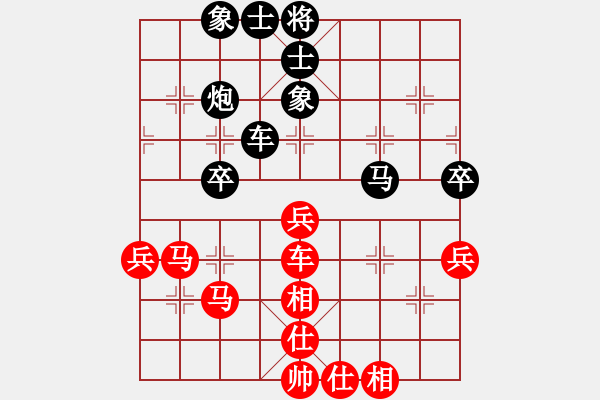 象棋棋譜圖片：晉州老虎(月將)-和-下棋是娛樂(日帥) - 步數(shù)：60 