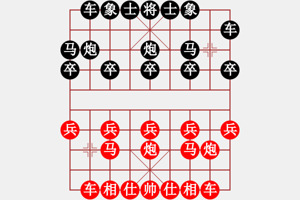 象棋棋譜圖片：新算法引擎(7級)-勝-不服就殺(2段) - 步數(shù)：10 