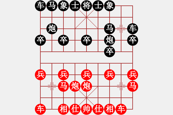 象棋棋譜圖片：烏電行 - 步數(shù)：10 