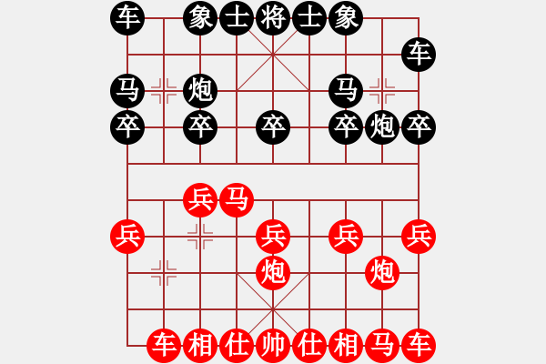 象棋棋譜圖片：路邊看下棋[272616098] -VS- 四海皆兄弟[821112977] - 步數(shù)：10 