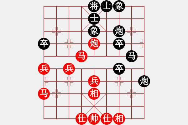 象棋棋譜圖片：象棋長征路(北斗)-負(fù)-指鹿人(天罡) - 步數(shù)：40 