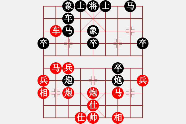 象棋棋譜圖片：青島科技大(6段)-勝-小杜(3段) - 步數(shù)：30 