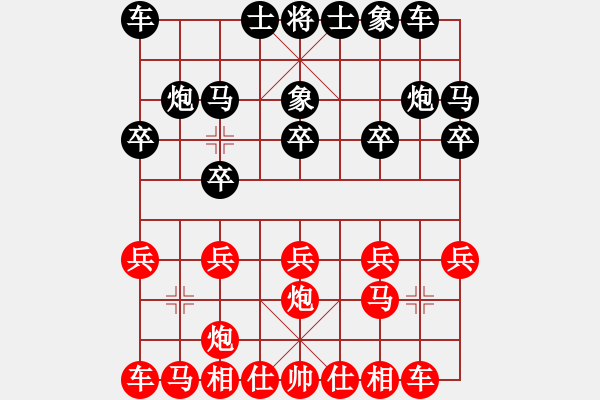 象棋棋譜圖片：984局 A07- 金鉤炮局-小蟲引擎23層 (先和) BugChess Plus 19-07-0 - 步數(shù)：10 