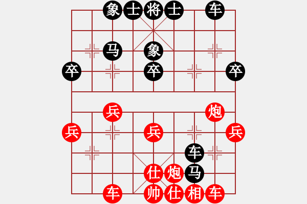 象棋棋譜圖片：哥老[紅] -VS- 就愛下象棋[黑] - 步數(shù)：60 