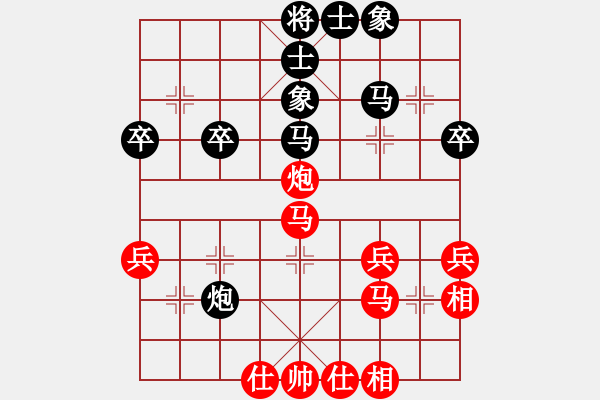 象棋棋譜圖片：金刀駙馬(7星)-負-掛機而已龜(6星) - 步數(shù)：40 