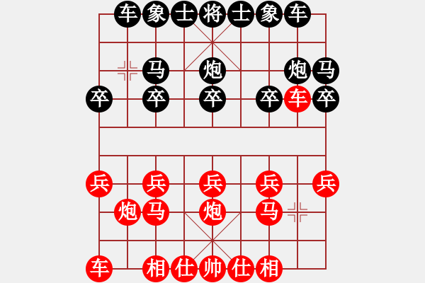 象棋棋譜圖片：清風(fēng)棋譜 中炮對(duì)列炮 （初級(jí)陷阱） - 步數(shù)：10 