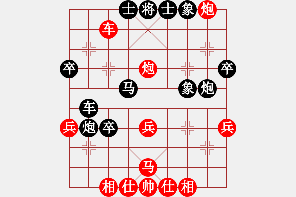 象棋棋譜圖片：贏了(2段)-負(fù)-三將就餐好(6段) - 步數(shù)：40 