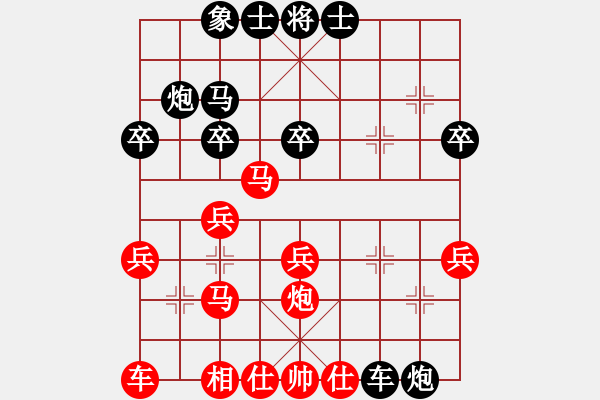 象棋棋譜圖片：溫州老郭(3段)-和-重慶肥腸面(2段) - 步數(shù)：30 