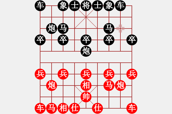 象棋棋譜圖片：棋藝閣☆五爺[1025855921] 先勝 千萬次的問[2424763065]讓三先， - 步數(shù)：10 