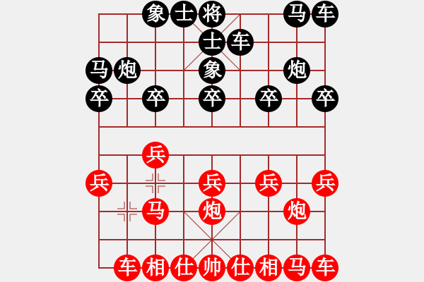 象棋棋譜圖片：zyckg(3段)-勝-賽博園(3段) - 步數(shù)：10 