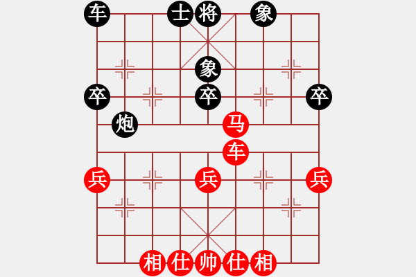 象棋棋譜圖片：bbboy002(初級)-勝-平凡人(9級) - 步數：40 